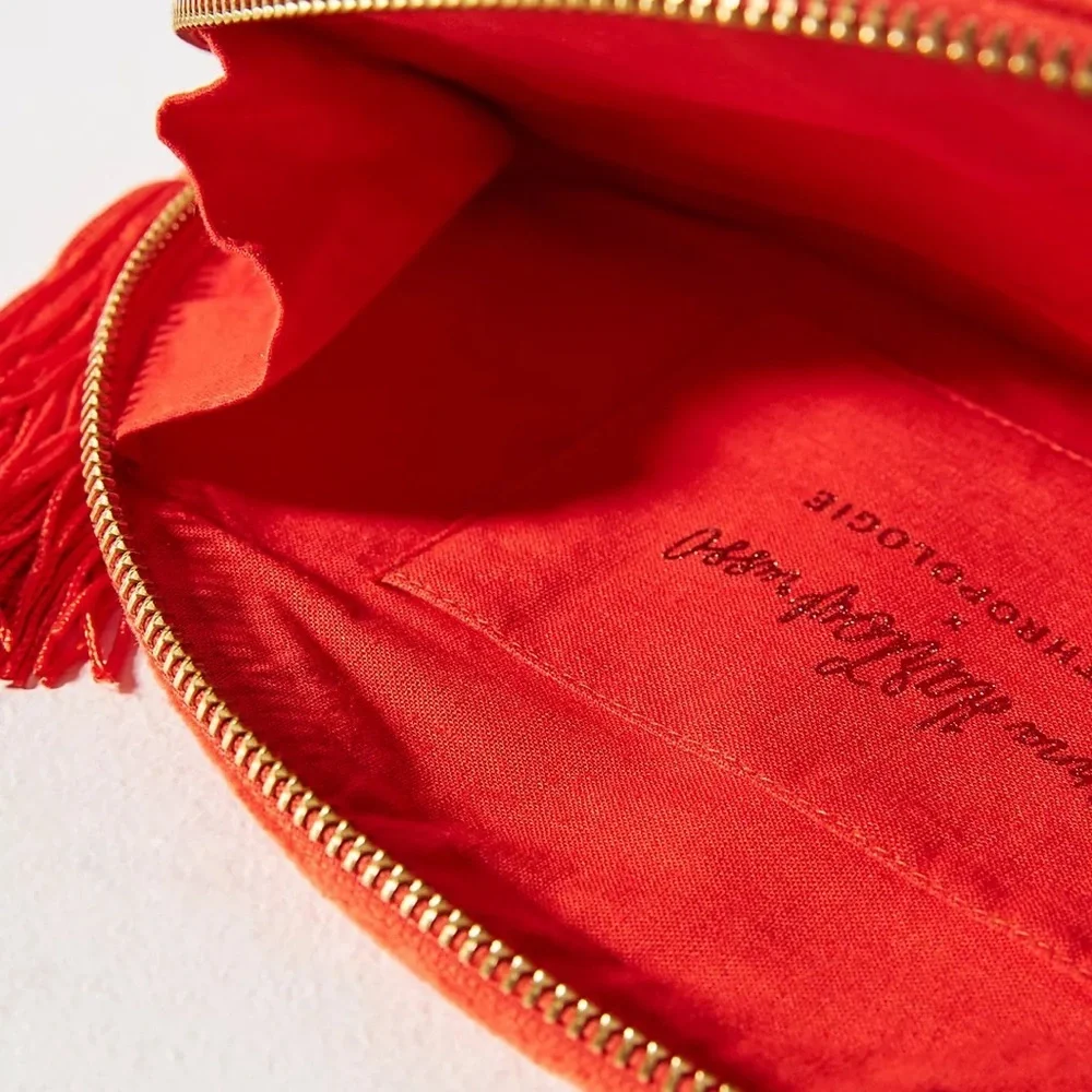 Monogram Crescent Pouch-B